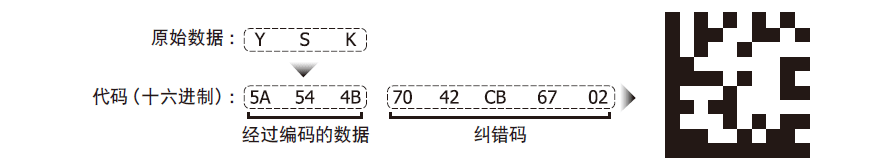 數據和糾錯碼排列